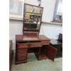 Image 2 : Mirror Backed Rosewood Vanity Table - Asian Design