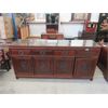 Image 1 : 4 Door Rosewood Buffet Table - 6' Long