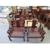 Image 1 : 8 Asian Rosewood Arm Chairs