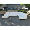 Image 1 : 5 Pcs. White Leather Ligne Roset Modular Furniture