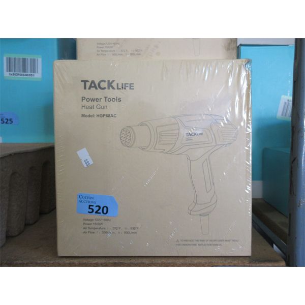 New TackLife Heat Gun - Model: HGP68AC