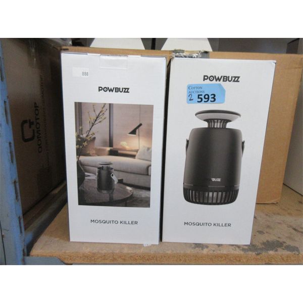 2 New PowBuzz Mosquito Killers - Model PB-H01E