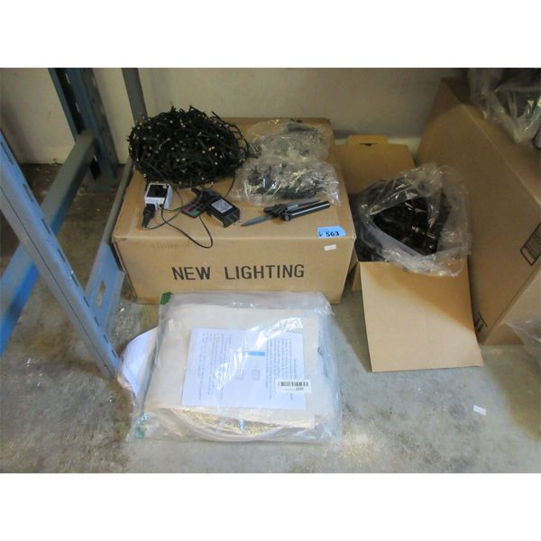 6 Assorted Lamps and Lighting Fixtures