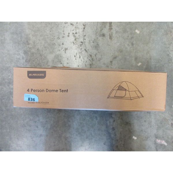 New MaxKare 4 Person Dome Tent - TT-HLYDM004