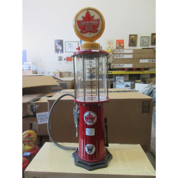 "Supertest" Gas Pump Liquid Dispenser - 21" Tall