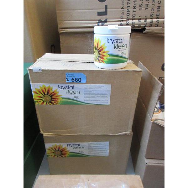 2 Boxes of 12 Krystal Kleen Biodegradable Cleaner