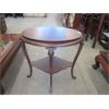 Image 1 : Oval Walnut Accent Table - 20" x 29" x 30" tall