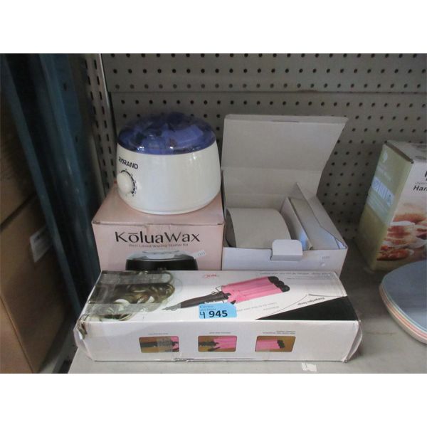 Hair Styling Tool & 2 Waxing Kits 