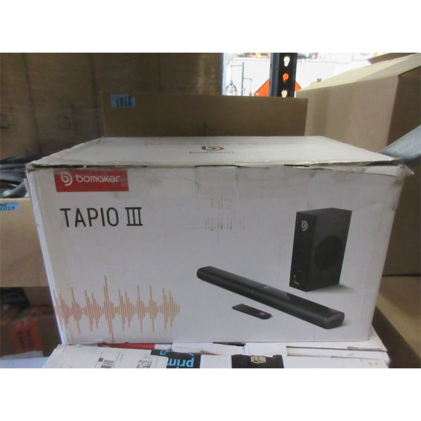 Tapio III Soundbar System - Open box