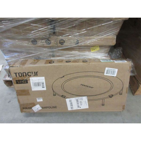 2 Toncur ST-02 Foldable Trampolines - Open box