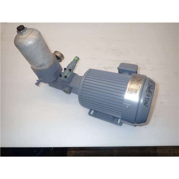 Nippon Gerotor Co. #TOP 2MY 1500-220HWNPEVB Pump with FELQ-8T1 Motor