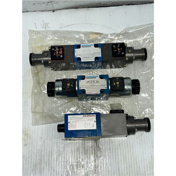 Lot of (3) New? Rexroth Valves - See Pics for Part Numbers