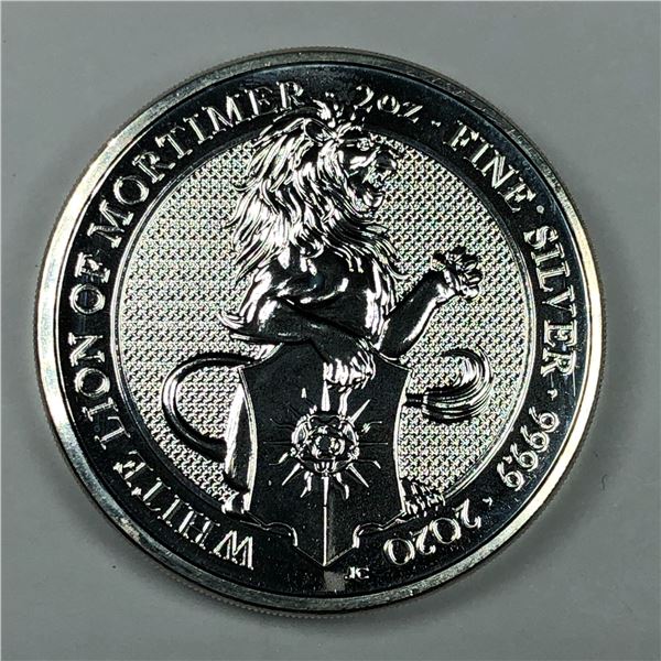 2020 UK White Lion 2 Ounce