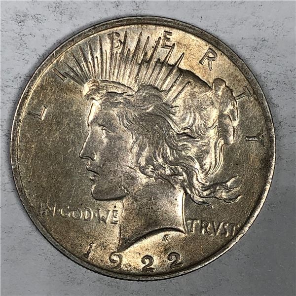 1922  US Peace Dollar