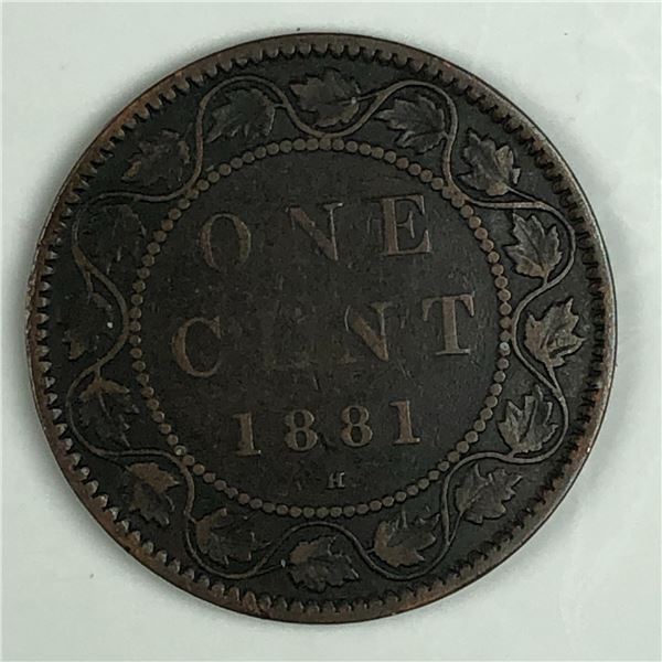 Canadian Large Cent 1881