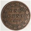 Image 1 : Canadian Large Cent 1908 VF 262