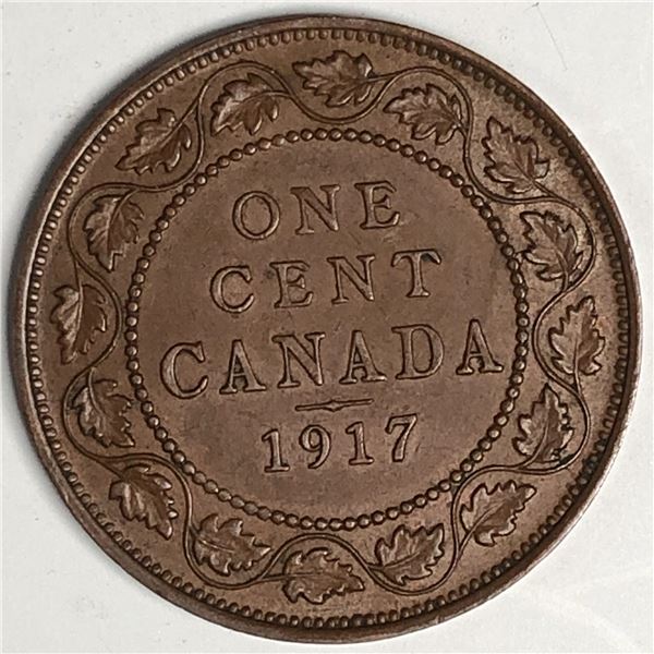 Canadian Large Cent 1917 EF++ 287