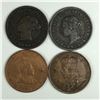 Image 2 : Group of 4 Canadian Large Cents 325