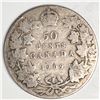 Image 1 : 1909 King George V 50 Cents VG++