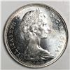 Image 2 : 1966 Queen Elizabeth II Canadian Silver Dollar UNC Blast White