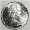 Image 2 : 1966 Queen Elizabeth II Canadian Silver Dollar UNC Blast White