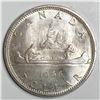 Image 1 : 1966 Queen Elizabeth II Canadian Silver Dollar UNC