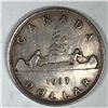 Image 1 : 1937 King George VI Canadian Silver Dollar UNC DBL-HP