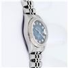 Image 7 : Rolex Ladies Quickset Blue Vignette Diamond Datejust Wristwatch 26MM
