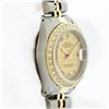 Image 6 : Rolex Ladies 2T 18K Yellow Gold And Stainless Steel Champagne Diamond Watch