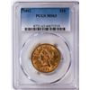Image 1 : 1892 $10 Liberty Head Eagle Gold Coin PCGS MS63
