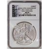 Image 1 : 2011 American Silver Eagle .999 Fine Silver Dollar Coin NGC MS69