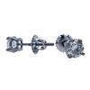 Image 2 : 1.02 ctw Diamond Stud Earrings - 14KT White Gold