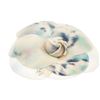 Image 1 : Chanel Blue Silk Tie Dye Camellia Brooch
