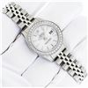 Image 3 : Rolex Quickset Sapphire Silver Index Diamond Datejust Wristwatch 26MM