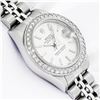 Image 5 : Rolex Quickset Sapphire Silver Index Diamond Datejust Wristwatch 26MM