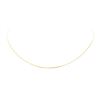 Image 1 : 18 Inch Rounded Snake Chain - 14KT Yellow Gold