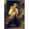 William Bouguereau - Young Mother Gazing at her Child