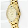 Image 9 : Rolex Mens 18K Yellow Gold Day Date President Champagne Diamond & Sapphire Watch