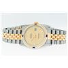 Image 6 : Rolex Mens 2T Champagne Diamond & Sapphire Datejust Wristwatch 36MM