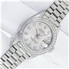 Image 2 : Rare Rolex Ladies Platinum Factory Diamond Dial & Bezel President With Rolex Box