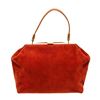 Image 1 : Mansur Gavriel Red Suede Soft Elegant Handbag