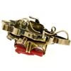 Image 3 : Antique Victorian 10k Gold Carved OX BLOOD Coral Cameo Seed Pearl Brooch Pendant