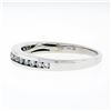 Image 6 : Classic 14K White Gold .40 ctw Channel Set Round Brilliant Diamond 3.4mm Band Ri