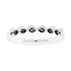 Image 7 : NEW 10k White Gold 0.20 ctw Round Channel Set Diamond Braided Eternity Band Ring