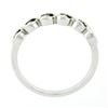 Image 8 : NEW 10k White Gold 0.20 ctw Round Channel Set Diamond Braided Eternity Band Ring