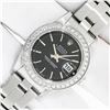 Image 2 : Rolex Ladies Quickset Black Index Diamond Datejust Wristwatch 26MM