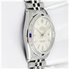 Image 6 : Rolex Mens Stainless Steel Silver Index With Sapphire Diamond Bezel 36MM