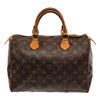 Image 1 : Louis Vuitton Brown Monogram Canvas Speedy 30 Satchel Bag