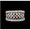 Image 2 : 0.62 ctw Diamond Ring - 14KT White Gold