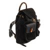 Image 2 : Gucci Black Suede Medium Vintage Bamboo Backpack